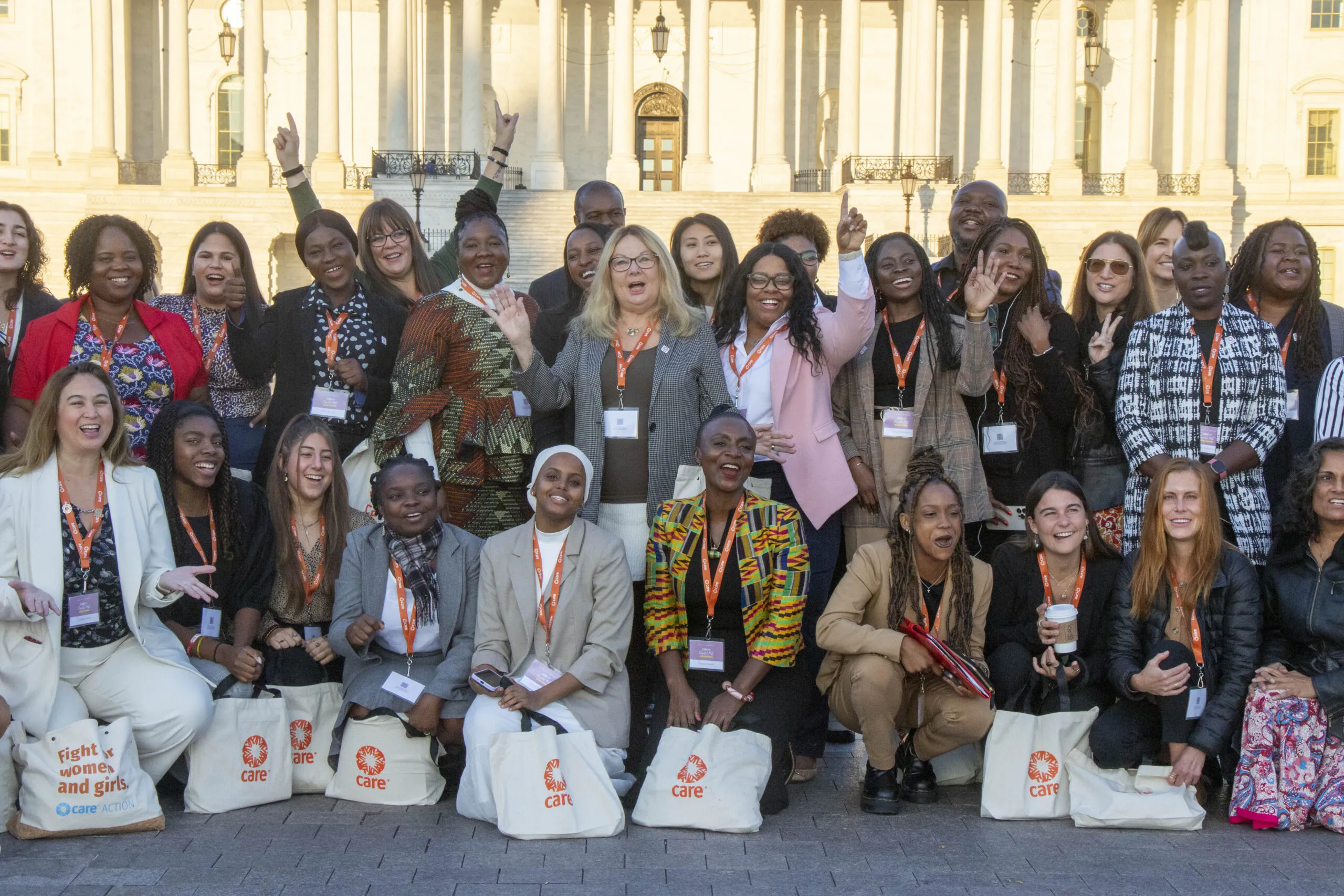 CARE Action advocates on Capitol Hill.