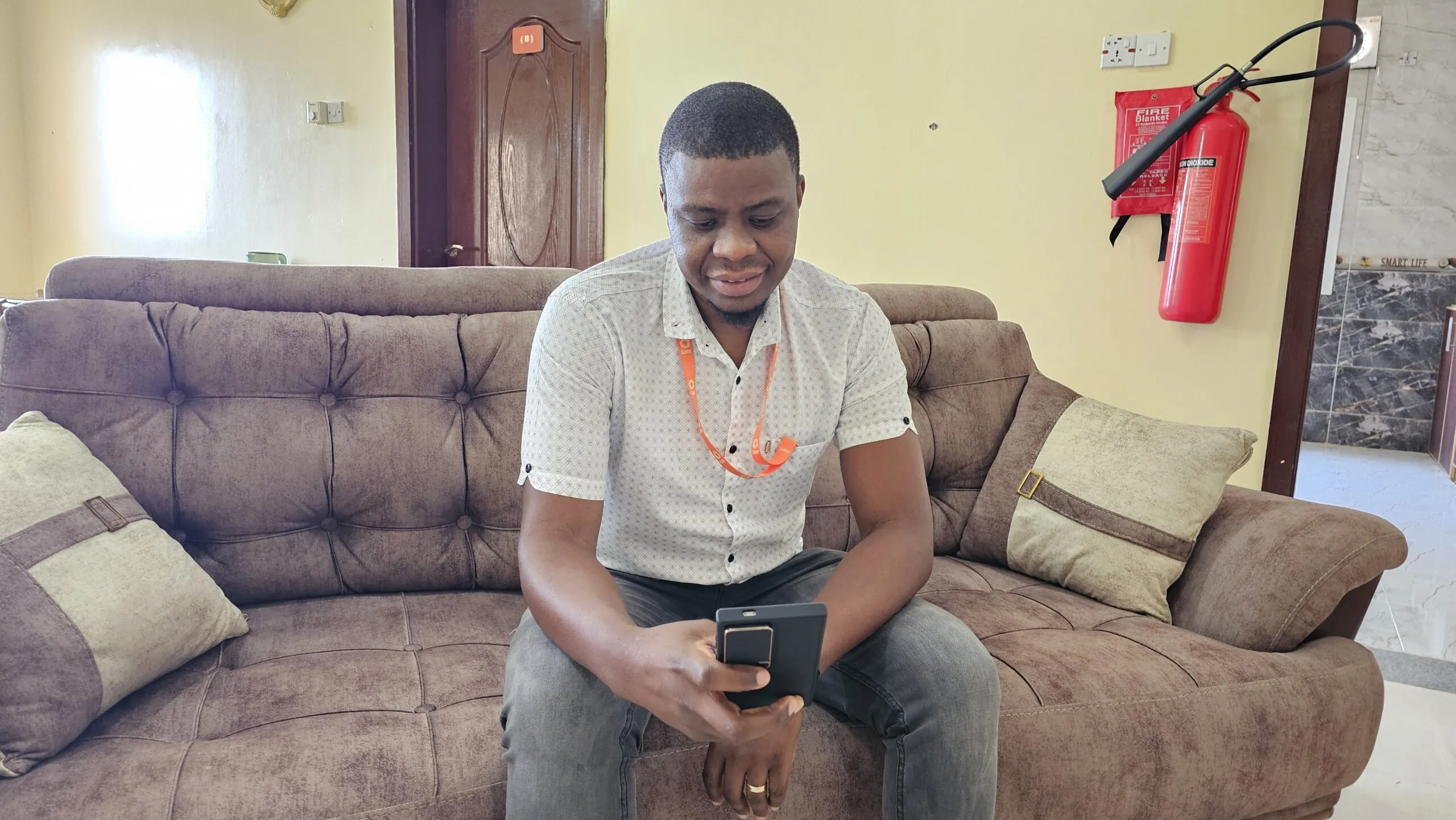 Takunda keeps in close contact with his family, but “doesn’t always tell them everything” about the dangers of his work.